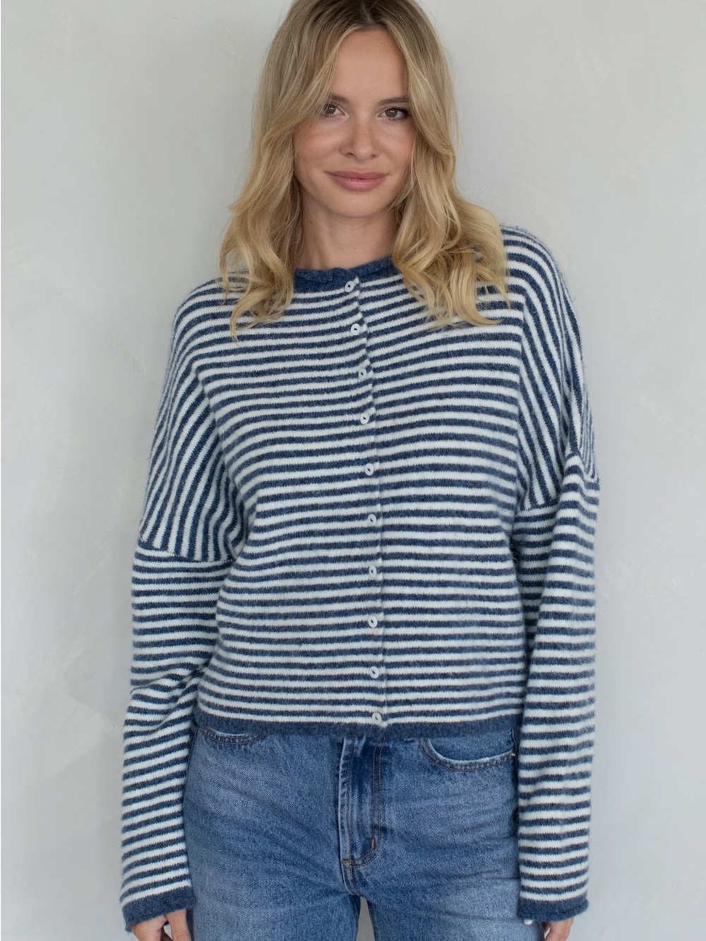 Striped cardigan